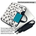 thumbnail image 2 of Lsque Funny Chicken Pattern Laptop Bag – Portable & Slim Single-Shoulder Computer Case with Adjustable Strap, Protective, Lightweight for 13”/14”/15.6” Laptops, 2 of 8