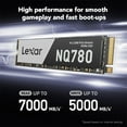 thumbnail image 2 of Lexar NQ780 2TB PCIe Gen 4x4 NVMe M.2 Internal SSD, 2 of 7