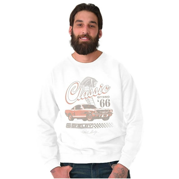 Shelby Classic GT 350 Muscle Car Sweatshirt for Men or Women Brisco Brands S