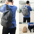 thumbnail image 7 of PULLIMORE Canvas Laptop Backpack, Waterproof School Backpack With USB Charging Port, Fits Most 15.6 Inch Laptop (Khaki), 7 of 7