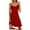 Red, variant on Summer Pajamas for Women, Women Sequin Sleepshirt Elegant Nightgown with V-Neckline Flowy Sleeveless Party Dress Purple S