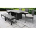 thumbnail image 2 of Belle Table de Salle à Manger Rectangulaire avec 4 Chaises 1 Banc, 2 of 2