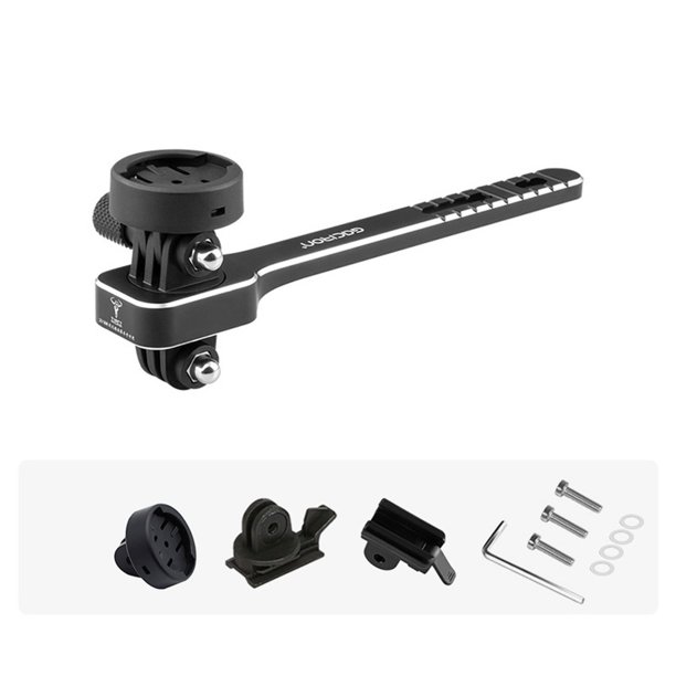 Aluminum Bracket Mtb Bike Light Computer Holder Integrated Extension Bracket