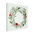 thumbnail image 2 of Melissa Wang 'Holly Wreath II' Canvas Art, 2 of 3