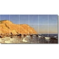thumbnail image 1 of Ceramic Tile Mural-Sanford Gifford Waterfront Painting 328. 25.5" w x 12.75" h using (18) 4.25 x 4.25 ceramic tiles, 1 of 3