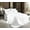 White, variant on Hight Thread Count Solid Color Soft Silky Charmeuse Satin Luxury and Super Soft Bed Sheet Set