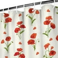 thumbnail image 4 of Summer Bloom Shower Curtain - Vibrant Tropical Flowers and Lush Foliage, 72x84 Inches, 4 of 5