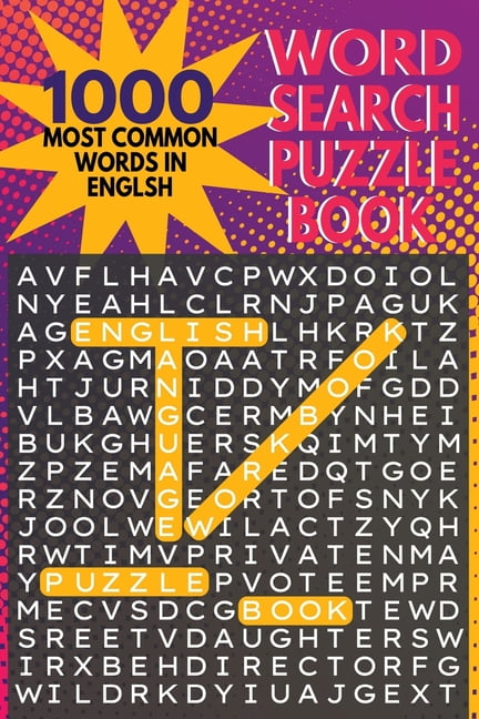 Word Search Puzzle Book English Language Workbook 1000 Most Common 