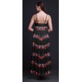 thumbnail image 4 of Bimba Robe Longue Maxi Imprimée à Bretelles Spaghetti Ajustables en Rayonne Teinture sur Nœuds pour Femmes Boho-Grande, 4 of 5