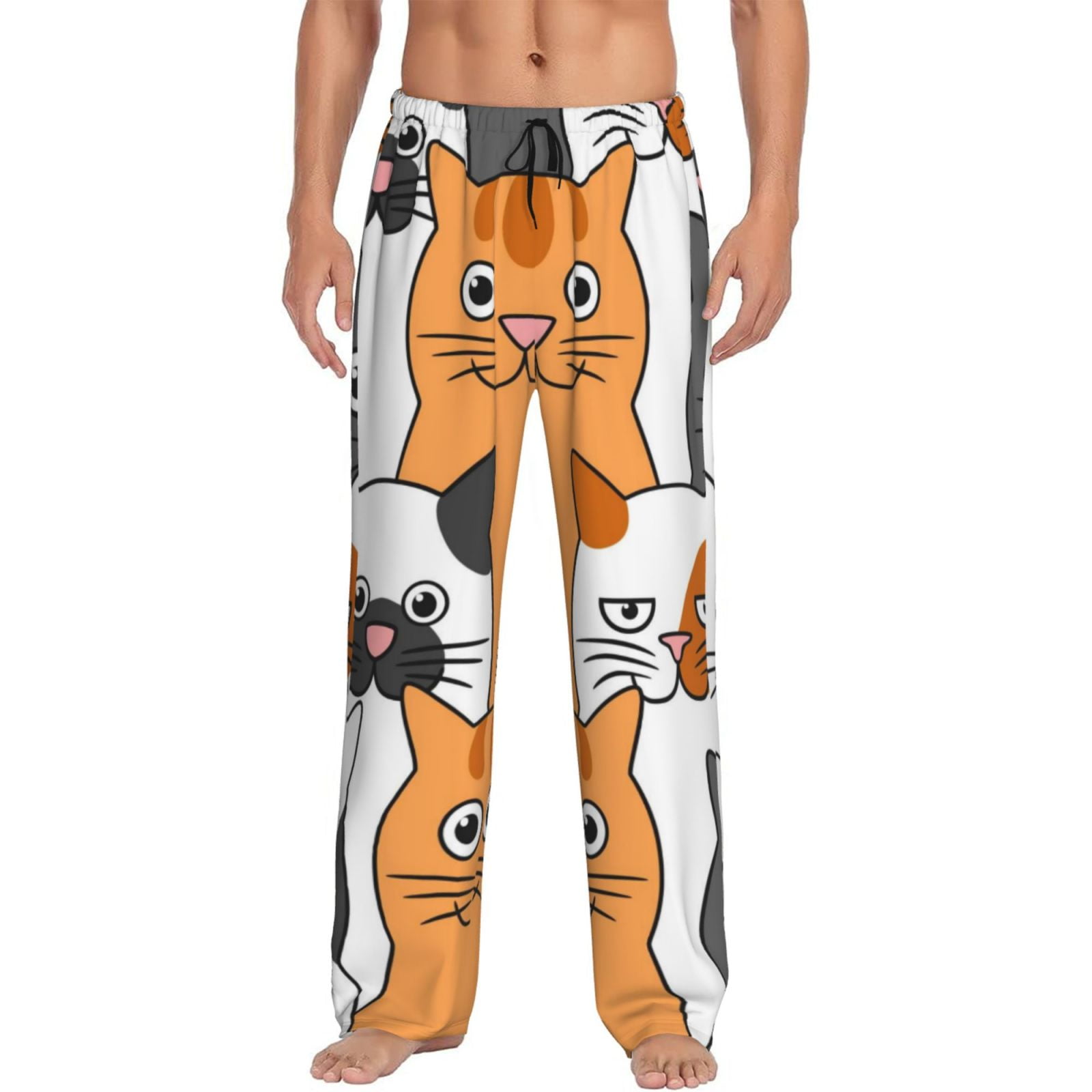 Pantalones De Pijama Para Hombre, Bastón De Caramelo