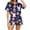 Blue, variant on TSADFHJI Ladies Pajamas Set Cotton Women Pajamas E Set 2 Piece Pants Set Plaid Feather Trim Long Sleeve Button Shirt Tops Pants Sleepwear M Purple