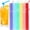 Multicolor, variant on 200 Pack Blue Flexible Drinking Straws, Bexikou Plastic Disposable Bendy Straws, 8.3" Long x 0.23" Diameter Plastic Straws for Every Occasion & Party Decoration