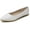 A/White, variant on Women's Flat Shoes Pointed Toe Ballerina Flats Slip On Loafers Classic Low Wedge Dress Shoe