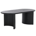 thumbnail image 4 of Safavieh Osai Glam Oval Ash Veneer Coffee Table, Black, 4 of 10
