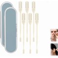 thumbnail image 1 of 2-in-1 Nasal Hair Cutter with Ear Pick, 360° Rotating Trimmer (6pcs White), 1 of 6