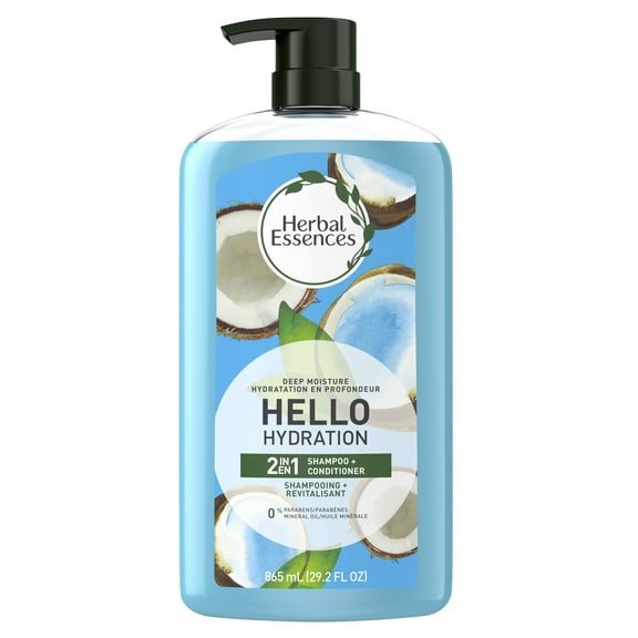 Herbal Essences Hello Hydration 2-in-1 Shampoo Conditioner, Moisture for Hair 29.2 fl oz