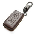 thumbnail image 2 of Vitodeco Leather Smart Key Fob Case Compatible with Acura RDX, MDX, ILX, TLX (2016 - 2021Models) - 5-Button, Brown, 2 of 6