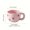 B, variant on Charming Heart Pattern Ceramic Coffee Mug - 9.5oz Romantic Love-Inspired Cup for Couples, Ideal Gift for Special Occasions