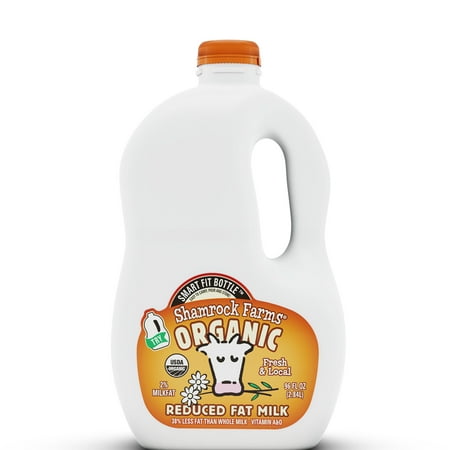 Shamrock Farms Organic Reduced Fat 2% Milk, 96 Oz.