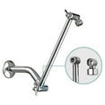 thumbnail image 6 of 11'' for Extra Long Solid Brass Chromed Shower for Head Extension Arm With Locking Adjustable G1/2, 6 of 10