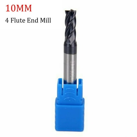 

Mingyiq Solid Carbide End Mill 4 Teeth - AlTiN Coating Solid Carbide Milling Cutter HPC