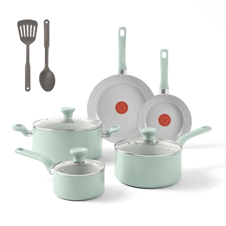 T-fal Easy Care 10-Piece Ceramic Nonstick Cookware Set photo 1