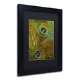 thumbnail image 3 of Trademark Fine Art "Peacock Candy II" Canvas Art by Color Bakery Black Matte, Black Frame, 3 of 4