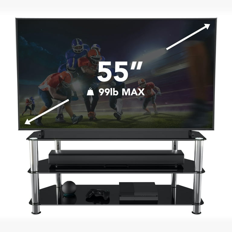 Avf group corner glass tv stand up screen deals