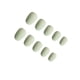 thumbnail image 2 of Qarigey 24 piezas de prensa mate de cabeza redonda pequeña en las uñas DIY uñas acrílicas artificiales Juegos de manicura 4 verde matcha, 2 of 4