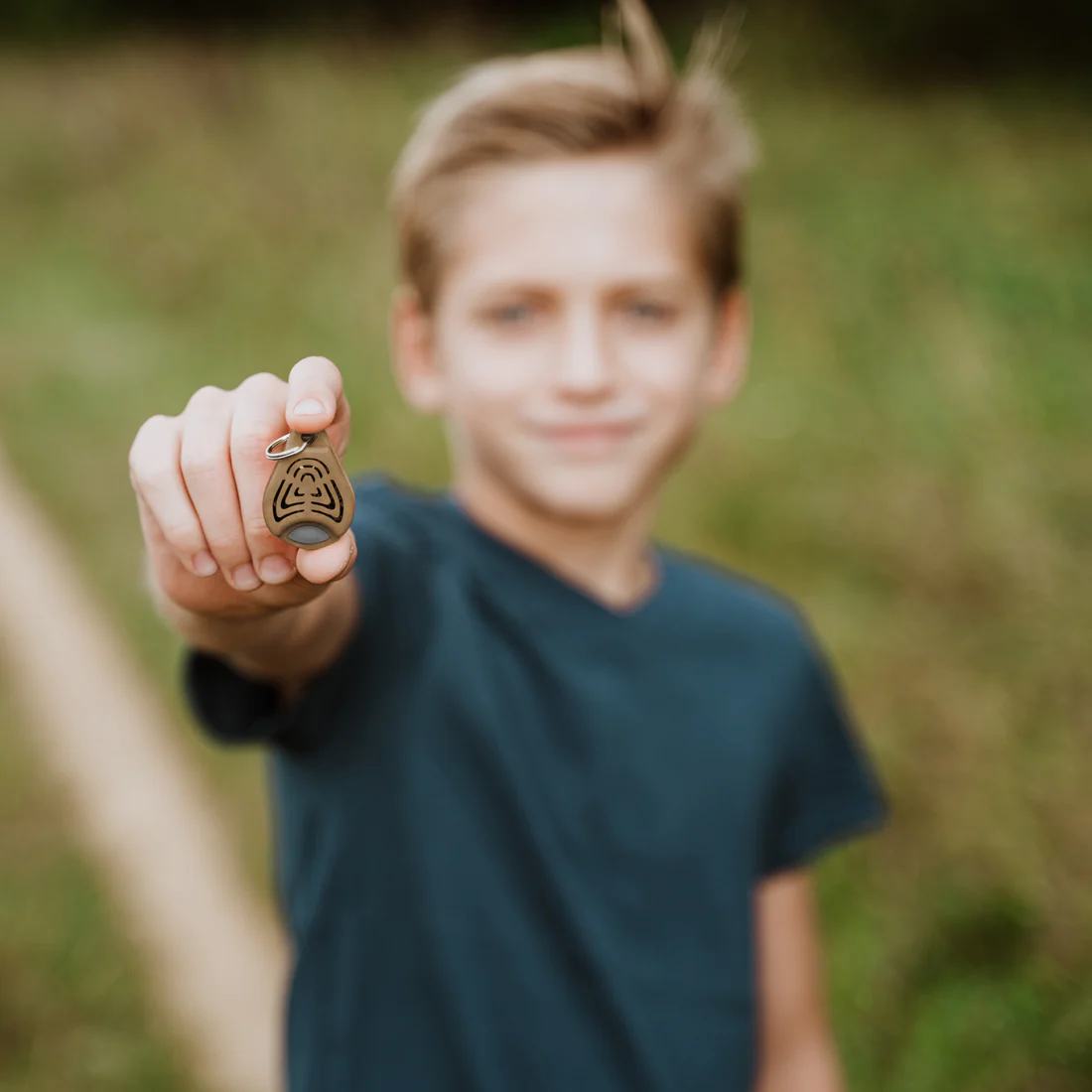 Tickless EcoKid - Biodegradable, Chemical Free, Ultrasonic, Natural Tick Repellent for Children- Brown