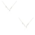 thumbnail image 1 of Qarigey Ins Constellations Theme Amistad Collar Rhinestone Cómodo Delicado con Display Card Colgante para Lover Festival Gifts Piscis Silver Type2 NO2 Qarigey CBP222153, 1 of 6