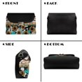 thumbnail image 5 of Pzuqiu Sunflower Aztec Women's Leather Crossbody Bag with Chain Strap Versatile Small Leather Crossbody Bags for Women Vintage Craftsmanship Trendy Gifts for Women, 5 of 7