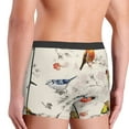 thumbnail image 5 of Balery Little Birds Men's Boxer Briefs, Soft and Breathable Cotton Underwear with nylon Waistband-Medium, 5 of 9
