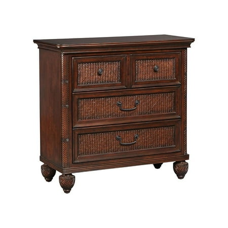 Stein World Wyatt Chest In Hand Painted Antique Cherry Dark