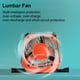 thumbnail image 4 of Ventilador Con Ventilador Con 2 Velocidades Ventilador Recargable Por USB para Al Aire Libre, 4 of 9