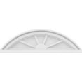 thumbnail image 3 of Ekena Millwork 24"W x 7"H x 2"P Segment Arch 4 Spoke Architectural Grade PVC Pediment, 3 of 7