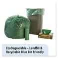 thumbnail image 2 of Controlled Life-Cycle Plastic Trash Bags, 33 Gal, 1.1 Mil, 33" X 40", Green, 40/box | Bundle of 2 Boxes, 2 of 5