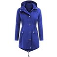 thumbnail image 4 of Imperméable imperméable à Fermeture Éclair à Capuche Extérieur Régulier Nouveau Design Casual, 4 of 4