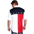thumbnail image 2 of Scully P-756SS-WHT-L Mens Western Shirt - White, Large, 2 of 2