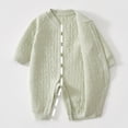 thumbnail image 4 of Mercatoo Long Sleeve Onesi1 for Baby Boy Girl Moon Star Embroidery Going Home Outfit Infant Spring Warm Jumpsuit Soft Rompe1, 4 of 9