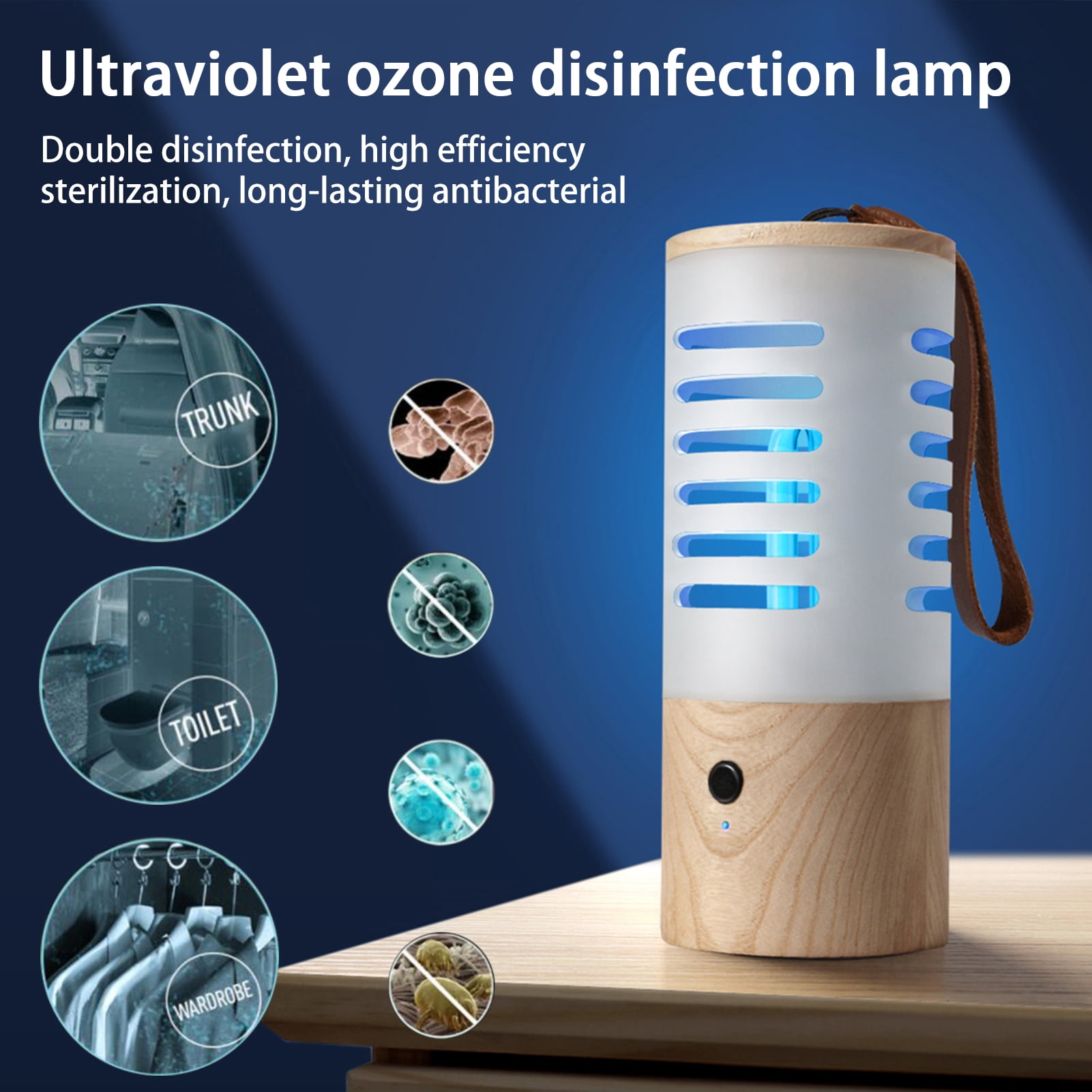75W Germicidal Ultraviolet Ozone Disinfection Lamp Sterilizer Light AntiBacteria 