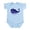 Sky Blue, variant on CafePress - Blue Whale Infant Bodysuit - Baby Light Bodysuit, Size Newborn - 24 Months