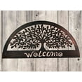 thumbnail image 2 of 31 Inch Copper Metal Welcome Tree Wall Mounted Sign Home Decor Hanging Plaque, 2 of 5