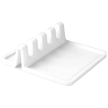 Coofit Utensil Rest 4 Notches Non-Slip Silicone Spoon Rest Spoon Holder for Kitchen