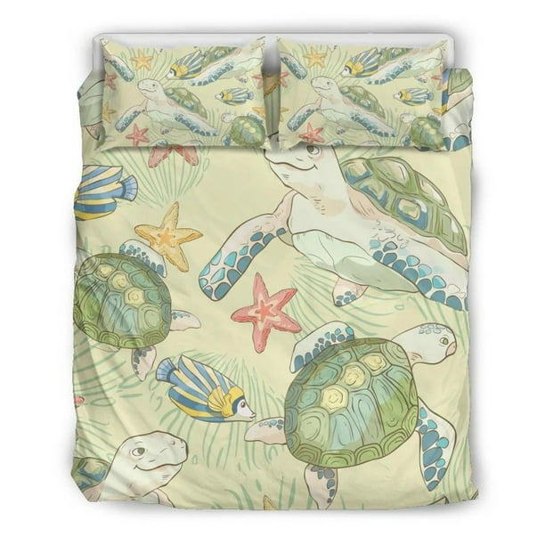 Juego de cama Hawaiian World Animals In Sea