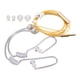 thumbnail image 2 of Auriculares de tubo de aire ergonómicos sin radiación reducción de ruido auriculares binaurales portátiles de tubo de aire de 3,5 mm para computadora portátil tableta naranja, 2 of 5