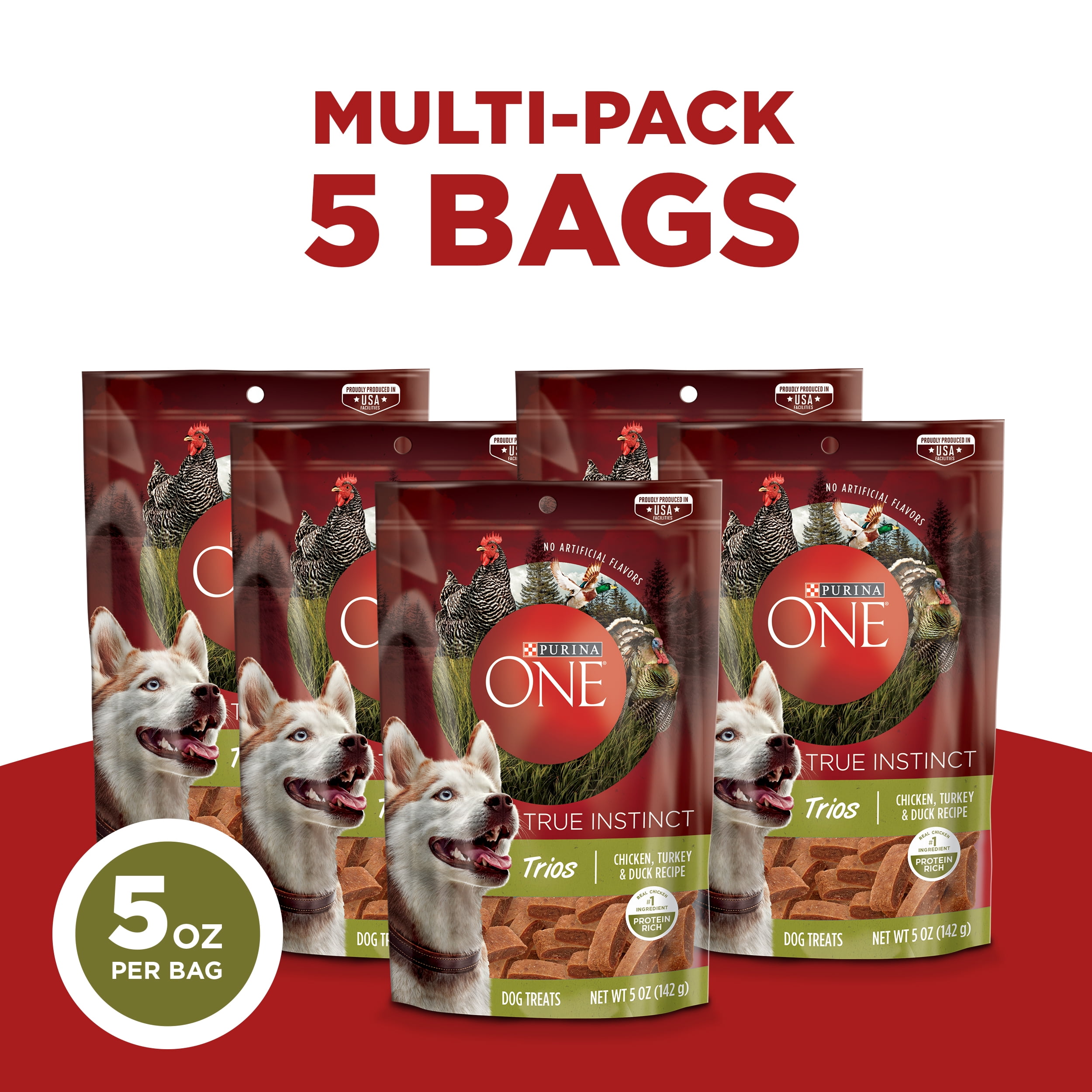 Purina ONE True Instinct Trios Chicken Turkey Duck Recipe Dog