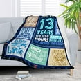 thumbnail image 3 of 13 Year Old Boy Gift Ideas, Birthday Gifts for 13 Year Old Boy, 13th Birthday Gifts for Boys, Presents for 13 Year Old Boys, Official Teenager Birthday Decorations for Boys Throw Blanket, 3 of 7