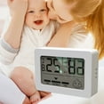 thumbnail image 5 of Digital Thermometer Hygrometer with Smile Indicator, Room Temperature and Humidity Monitor, LCD Display, -20°C to 60°C Range, Table Stand or Wall Mount, Powered by CR2032 Battery, 5 of 6