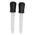 thumbnail image 1 of 2 Pack Liquid Dropper Pipettes, 5ml Capacity, Safe, Reliable, Lightweight, Compact and Portable, for Science Experiments, Black, 1 of 3
